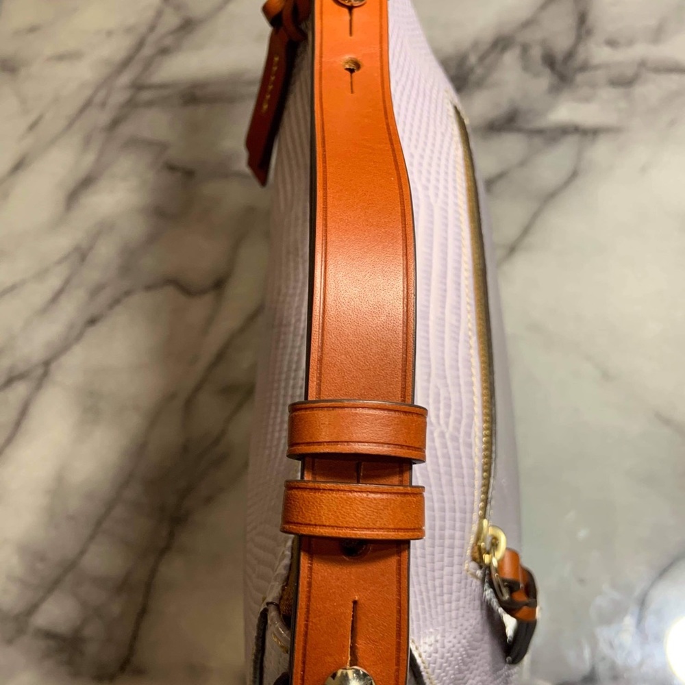 Dooney & Bourke Small Kiley Leather Hobo - Lilac - NWT - $268 - Picture 5 of 14
